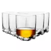 Szklanki do whisky Krosno Mixology 320 ml z efektownym dnem zdjęcie poglądowe zestawu szklanek do whisky